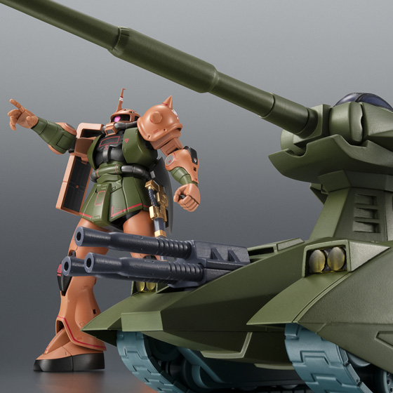 ROBOT魂&nbsp;＜SIDE MS＞ MS-06FS ガルマ専用ザクll＆マゼラ・アタック 地球降下作戦セット ver. A.N.I.M.E.