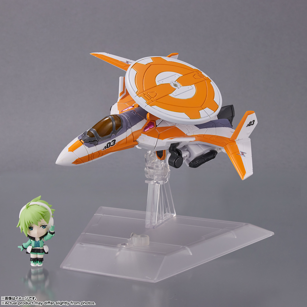 TINY SESSION VF-31E ジークフリード (チャック・マスタング機) with レイナ・プラウラー