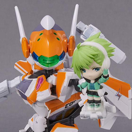TINY SESSION&nbsp;VF-31E ジークフリード (チャック・マスタング機) with レイナ・プラウラー