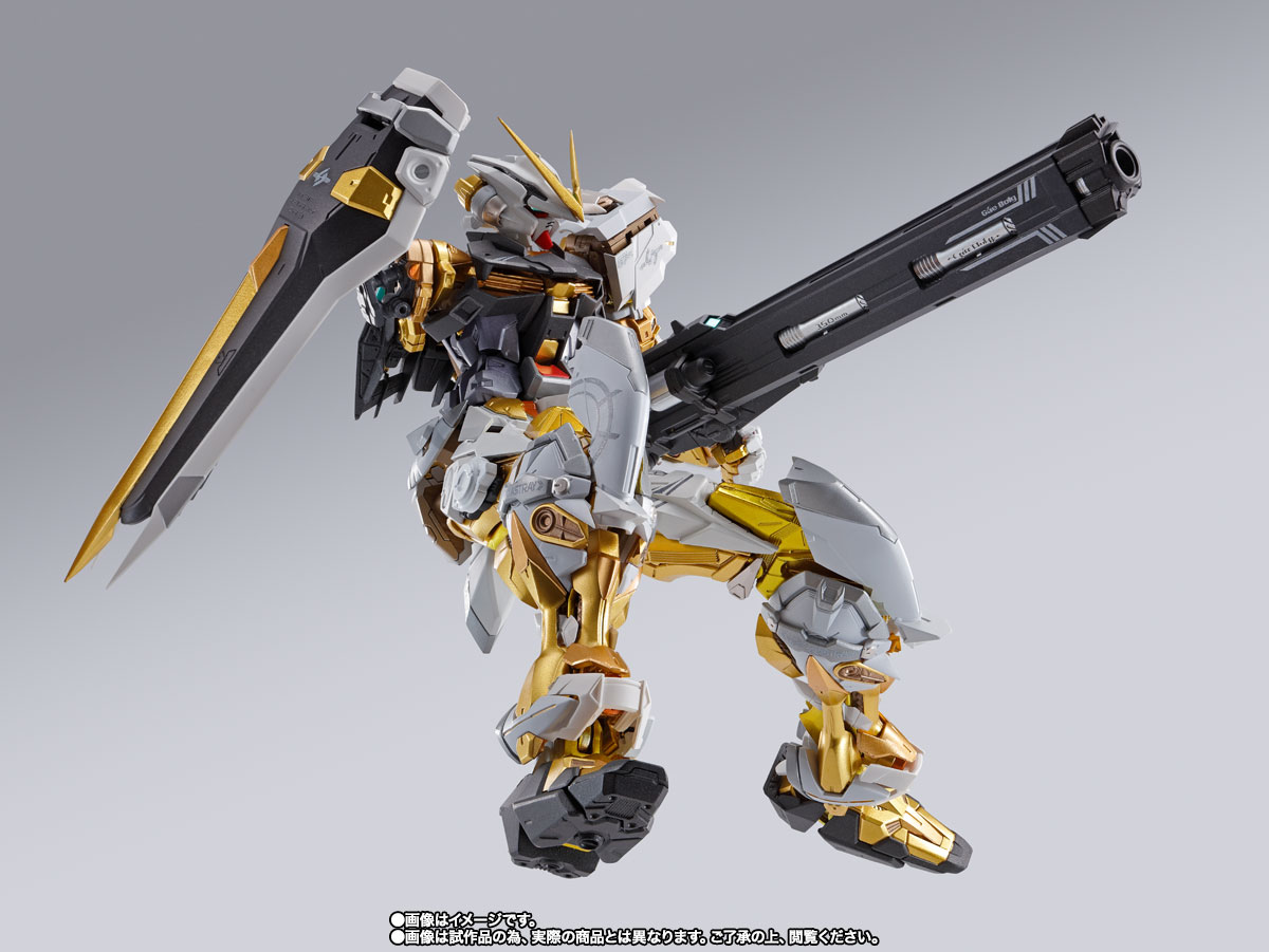 METAL BUILD&nbsp;ガンダムアストレイ ゴールドフレーム（オルタナティブストライク Ver.）