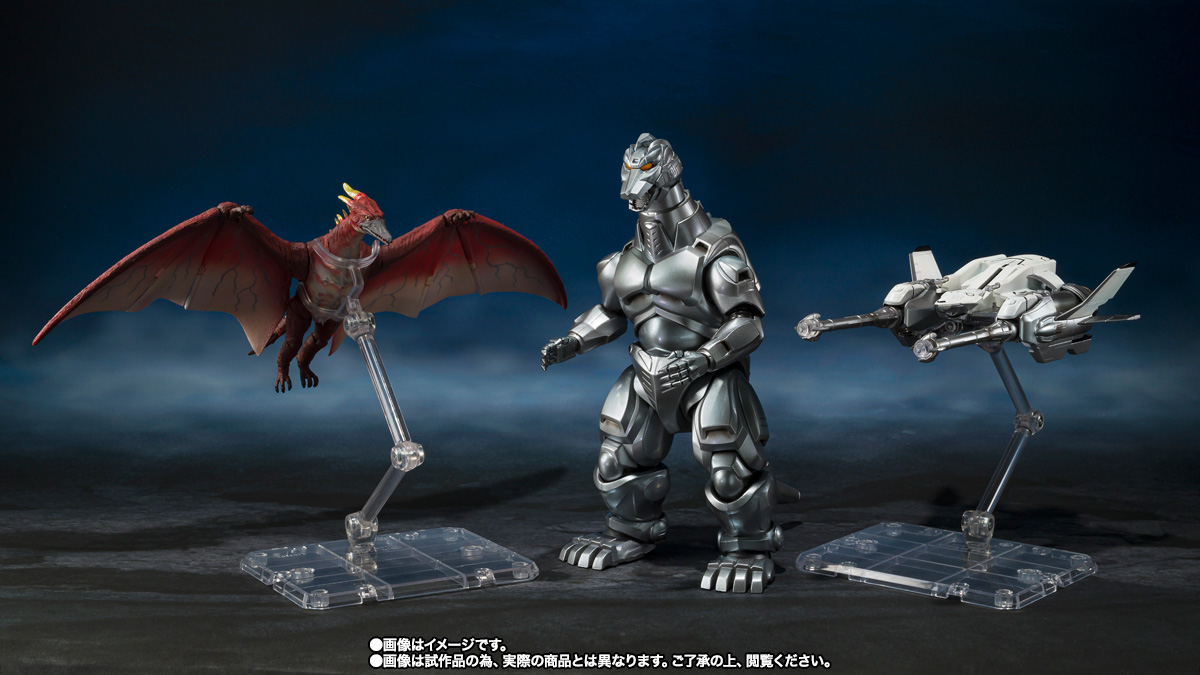 S.H.MonsterArts メカゴジラ (1993)&ガルーダ&ファイヤーラドン 幕張決戦Ver.