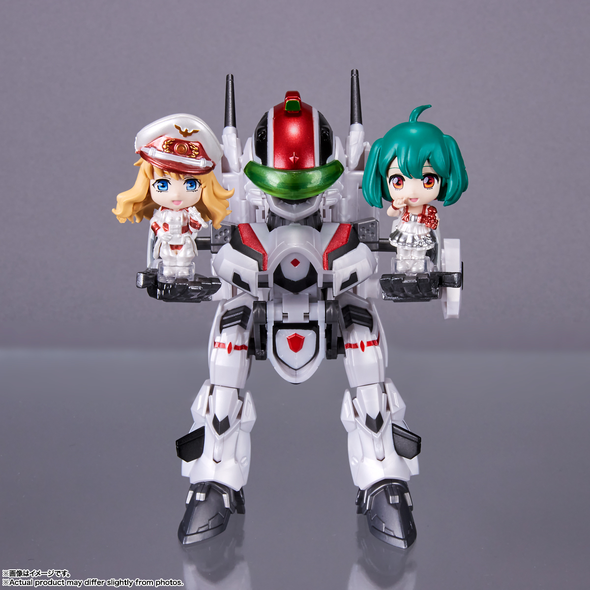 TINY SESSION VF-25F メサイアバルキリー(早乙女アルト機) with シェリル・ノーム&ランカ・リー -METALLIC COLOR EDITION-