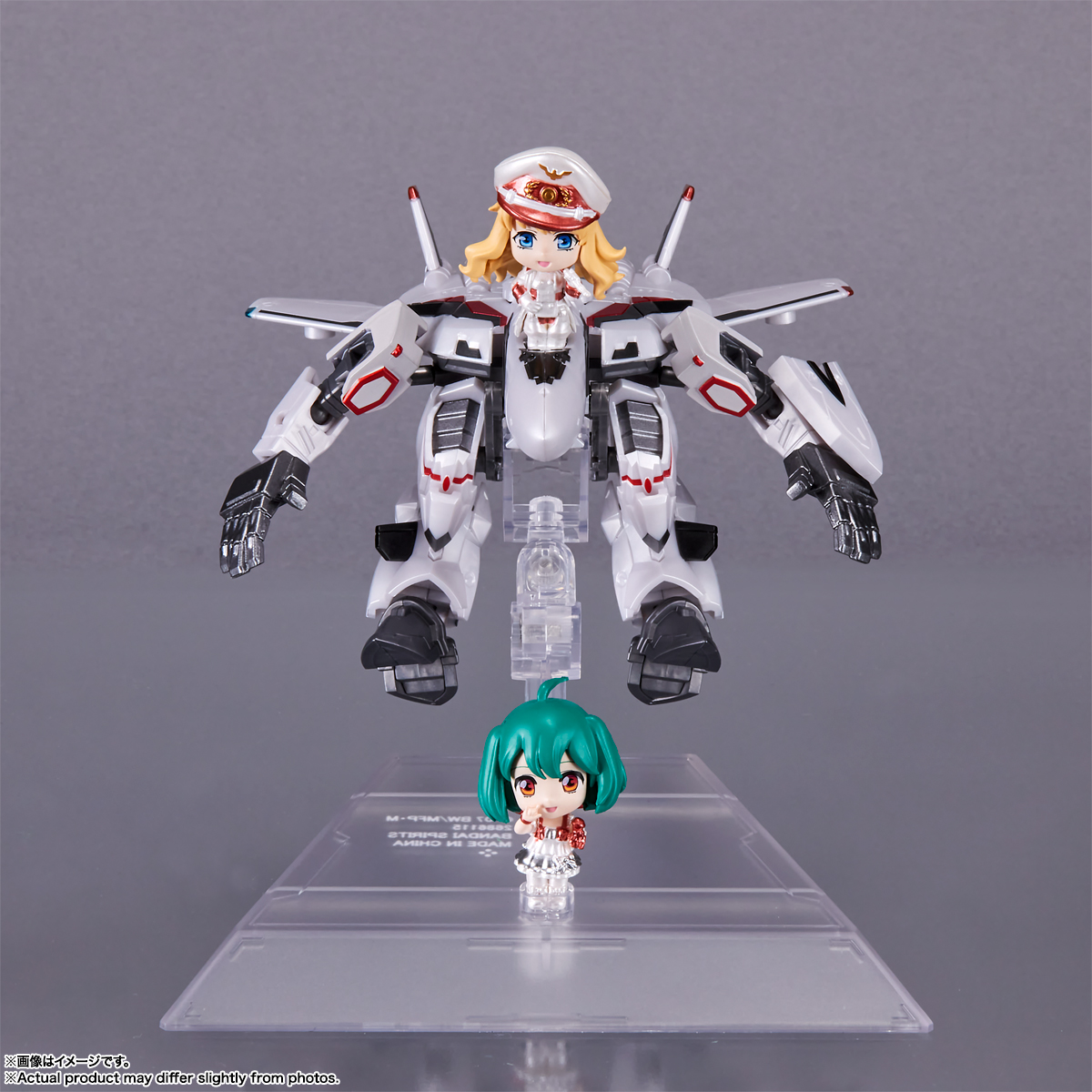 TINY SESSION VF-25F メサイアバルキリー(早乙女アルト機) with シェリル・ノーム&ランカ・リー -METALLIC COLOR EDITION-