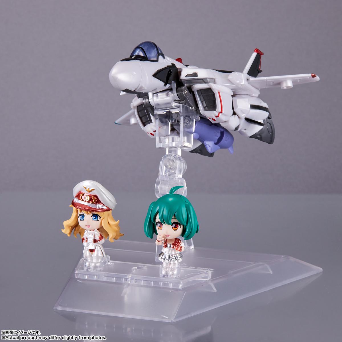 TINY SESSION VF-25F メサイアバルキリー(早乙女アルト機) with シェリル・ノーム&ランカ・リー -METALLIC COLOR EDITION-