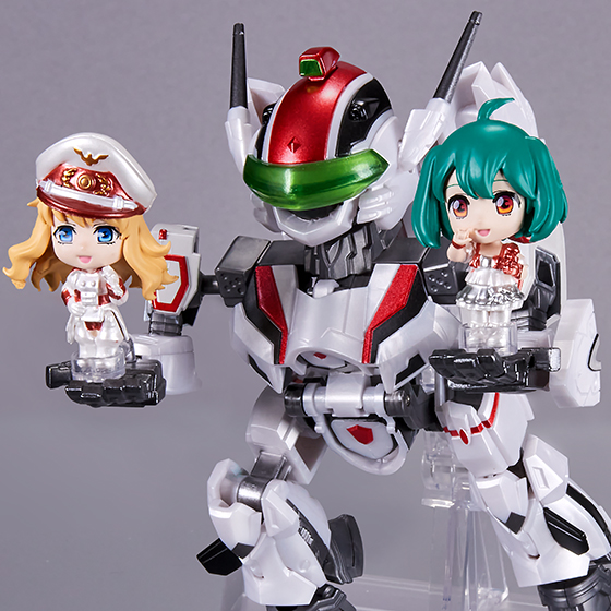 TINY SESSION&nbsp;VF-25F メサイアバルキリー(早乙女アルト機) with シェリル・ノーム＆ランカ・リー -METALLIC COLOR EDITION-