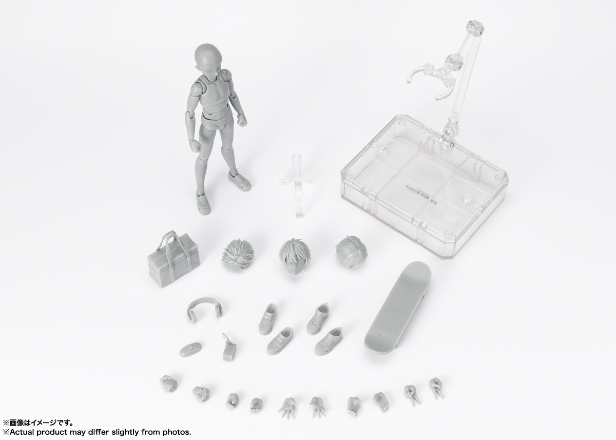S.H.Figuarts&nbsp;ボディくん -スクールライフ- Edition DX SET (Gray Color Ver.)