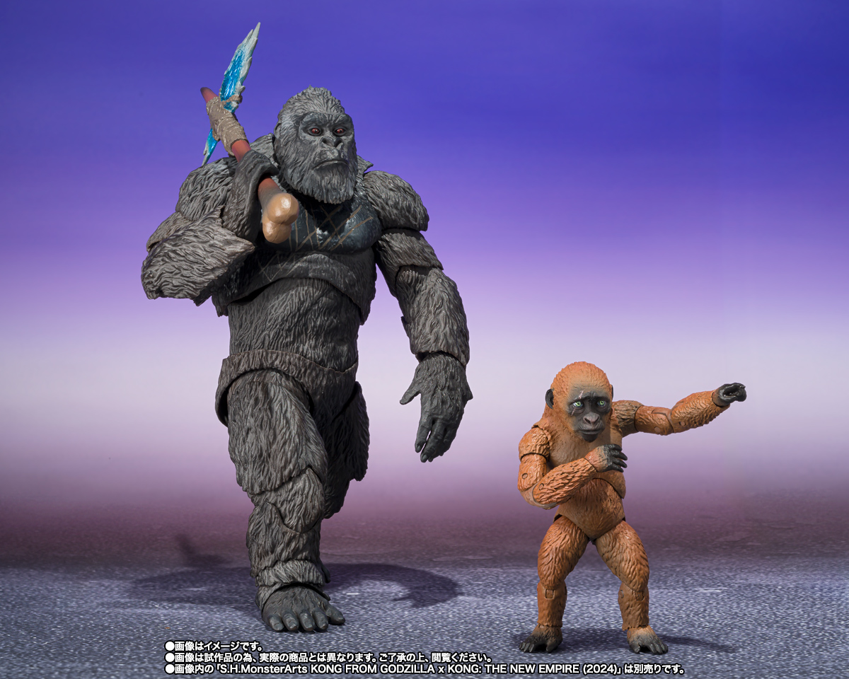 S.H.MonsterArts&nbsp;SUKO & MOTHRA (2024) FROM GODZILLA × KONG: THE NEW EMPIRE