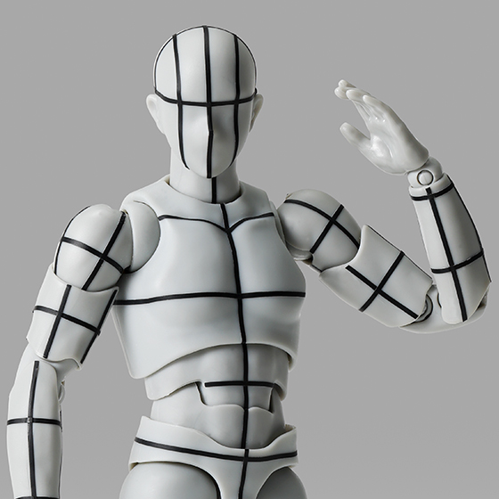 S.H.Figuarts&nbsp;ボディくん -スポーツ- Edition -ワイヤーフレーム-(Gray Color Ver.)