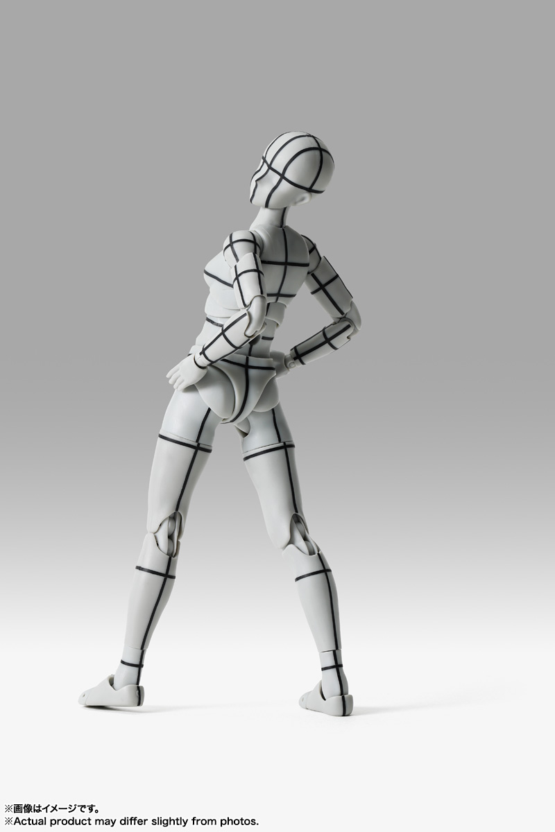S.H.Figuarts ボディちゃん -スポーツ- Edition -ワイヤーフレーム-(Gray Color Ver.)