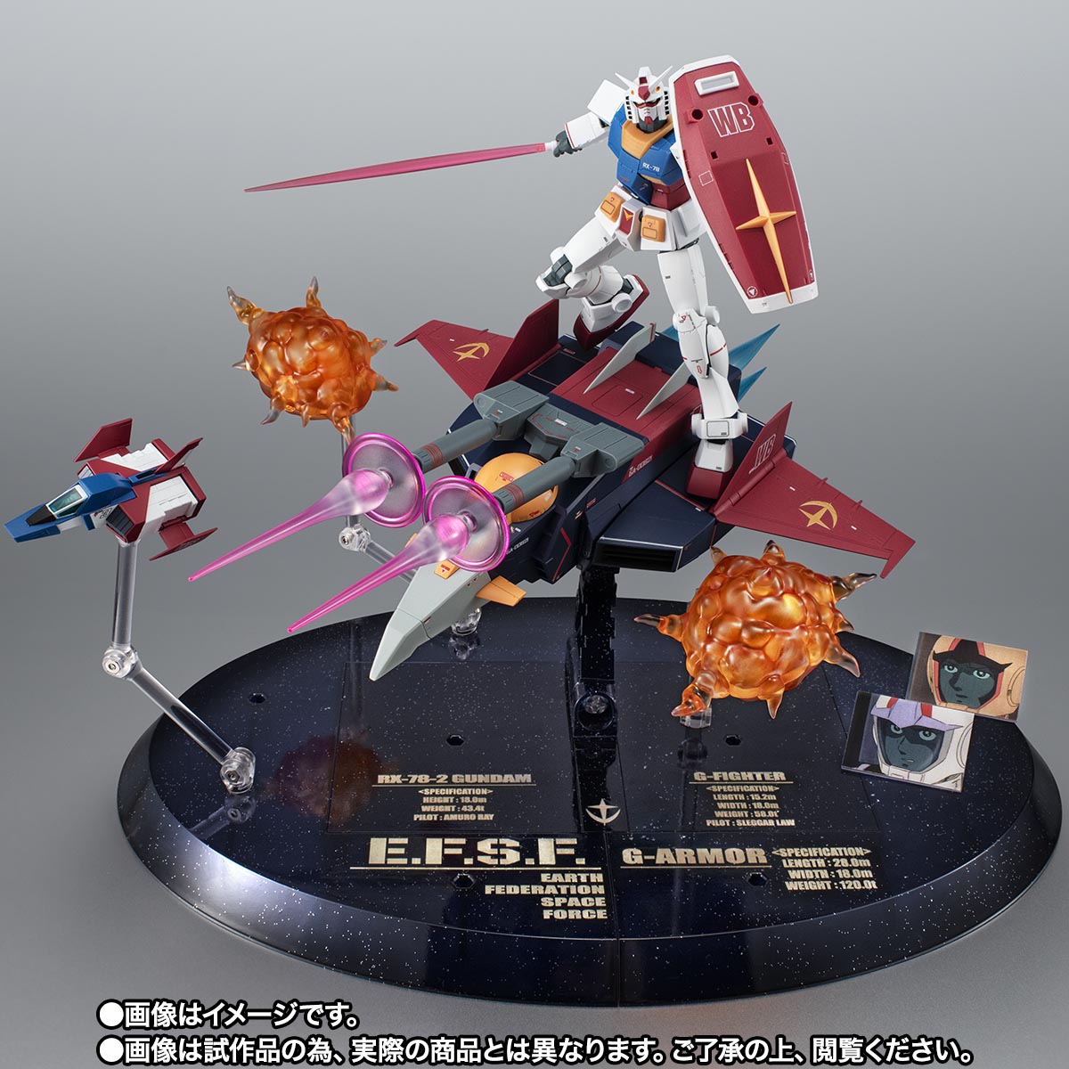 ROBOT魂 <SIDE MS> Gアーマー ver. A.N.I.M.E. ~ガンダム45周年記念~