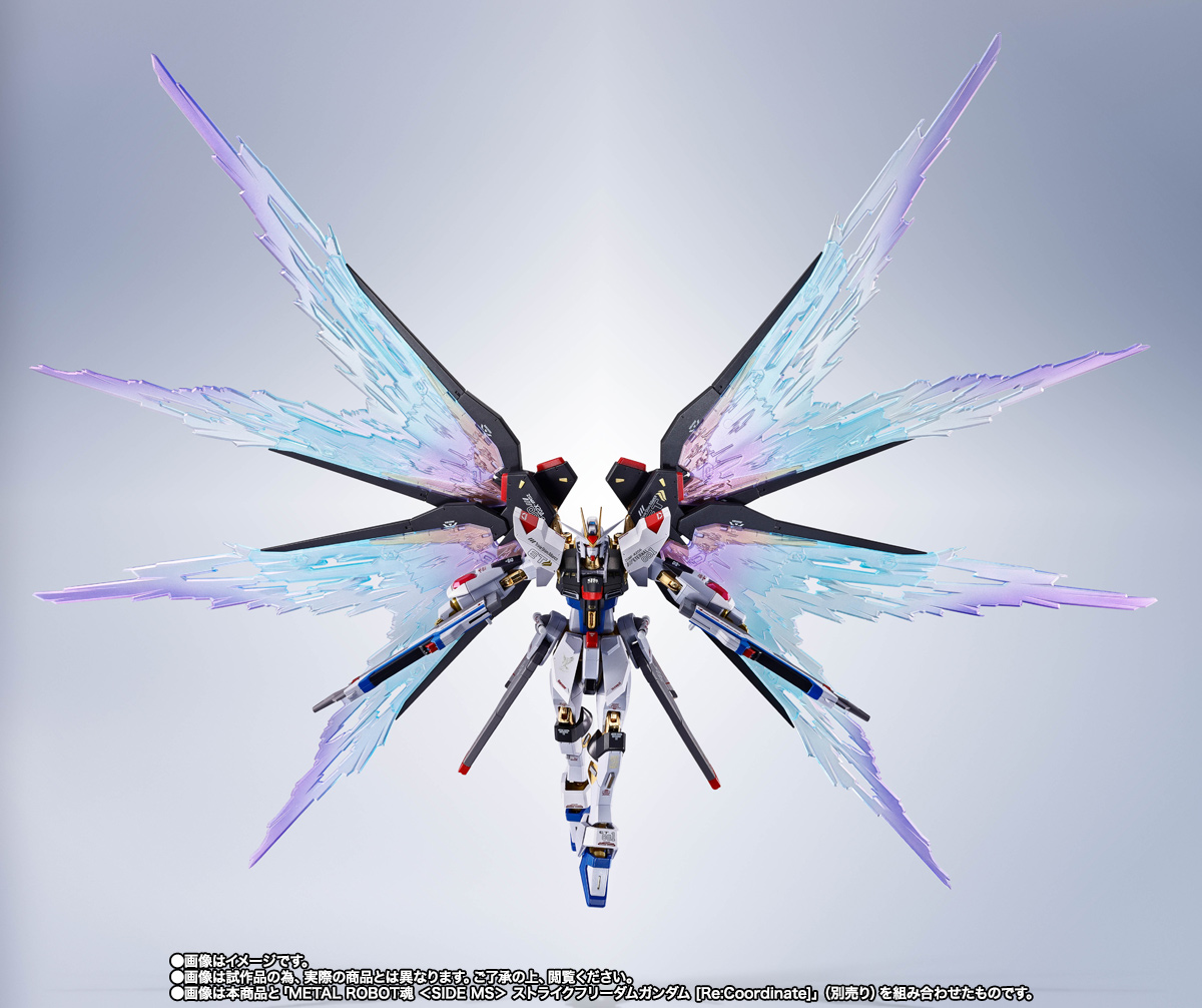 METAL ROBOT魂&nbsp;＜SIDE MS＞ ストライクフリーダムガンダム[Re:Coordinate]専用 光の翼＆ハイマットフルバーストエフェクトセット