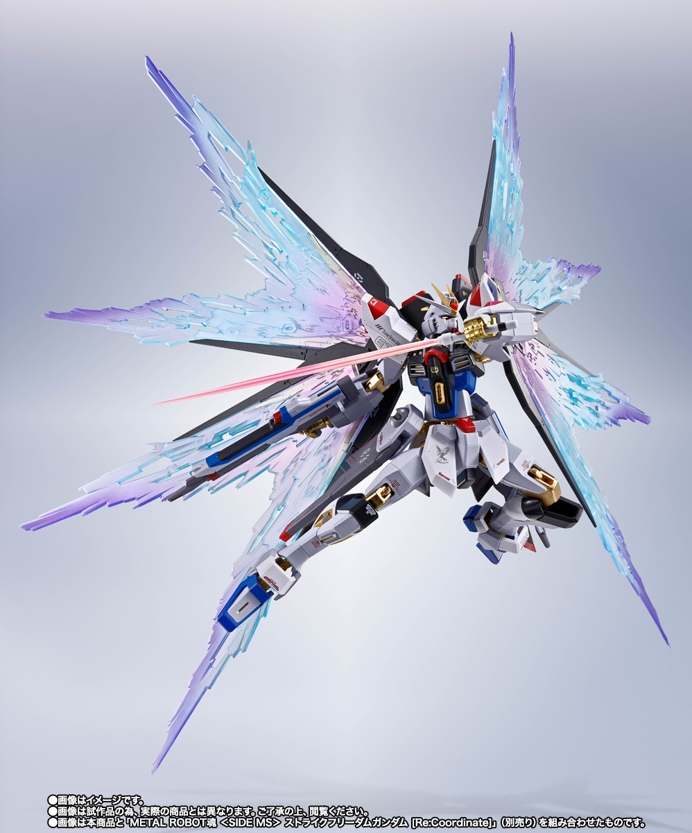 METAL ROBOT魂&nbsp;＜SIDE MS＞ ストライクフリーダムガンダム[Re:Coordinate]専用 光の翼＆ハイマットフルバーストエフェクトセット