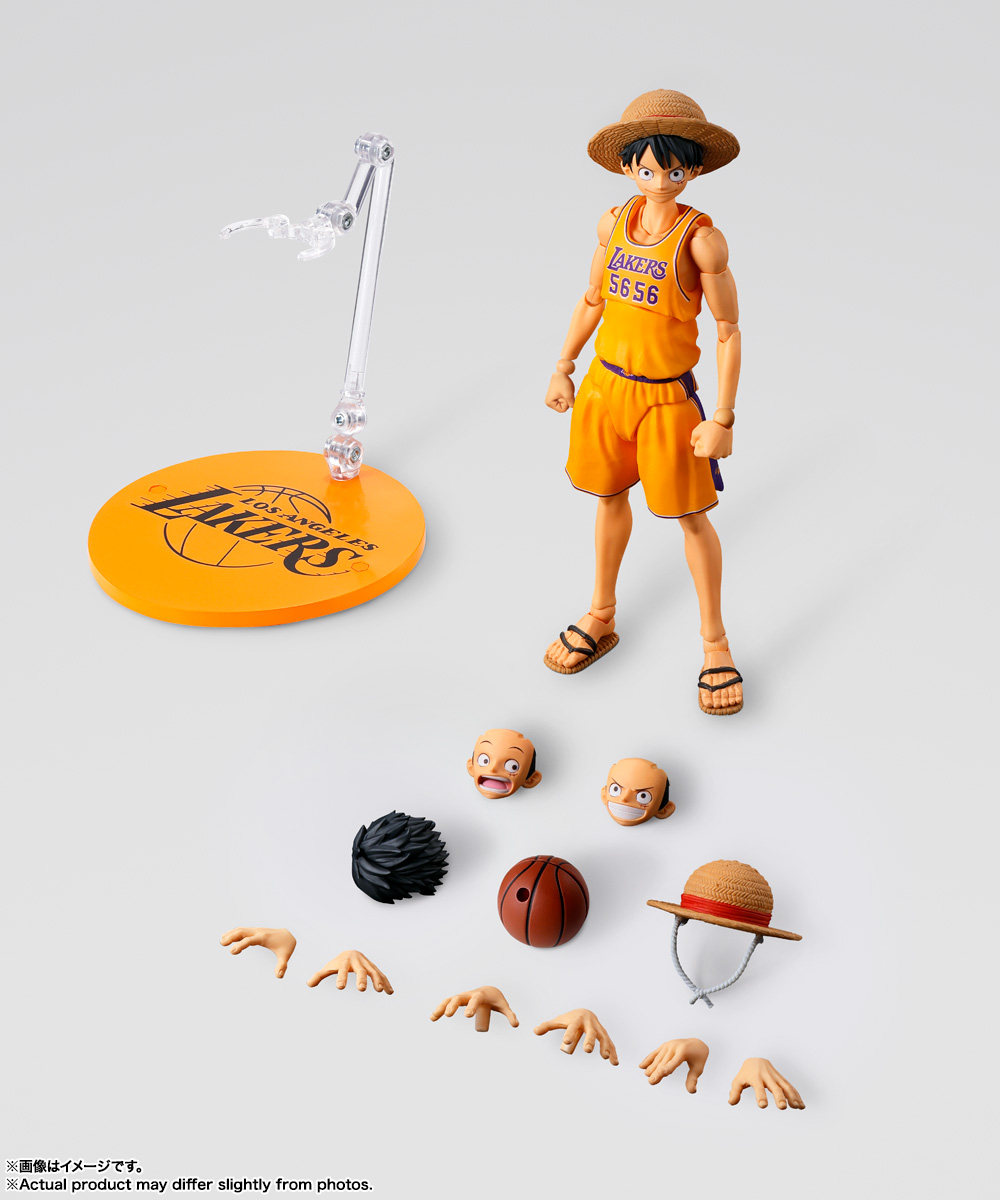 S.H.Figuarts&nbsp;ONE PIECE×NBA モンキー・D・ルフィ -LOS ANGELES LAKERS ver.-