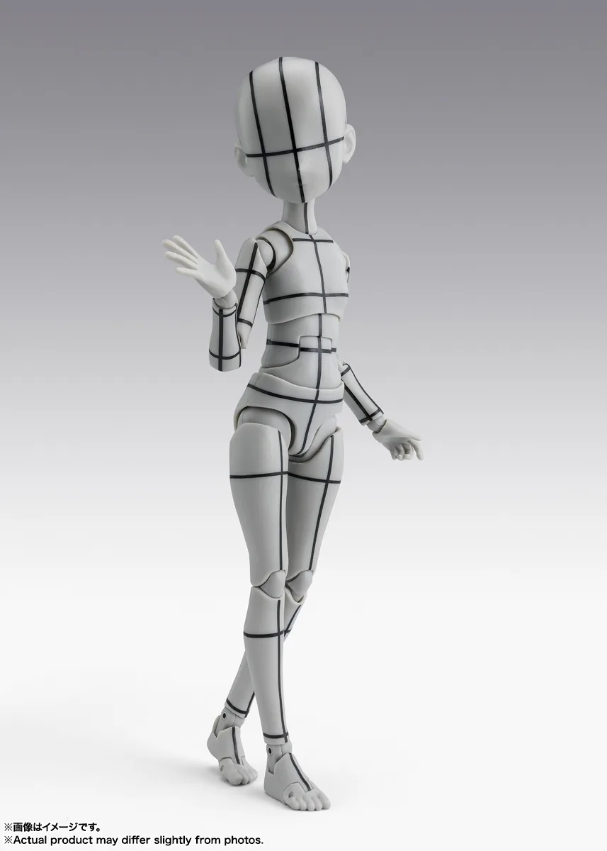 S.H.Figuarts ボディちゃん -杉森建- Edition-ワイヤーフレーム-(Gray Color Ver.)