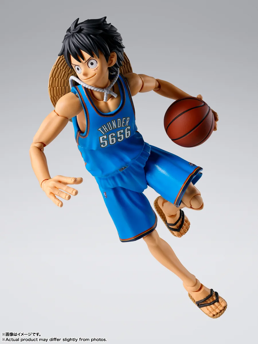 S.H.Figuarts&nbsp;ONE PIECE×NBA モンキー・D・ルフィ -OKLAHOMA CITY THUNDER ver.-