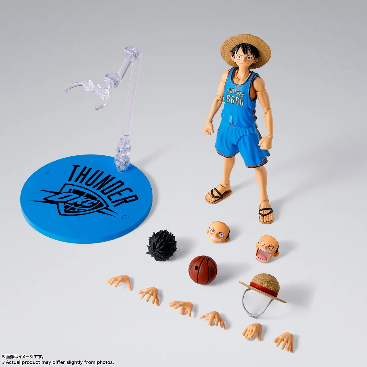 S.H.Figuarts&nbsp;ONE PIECE×NBA モンキー・D・ルフィ -OKLAHOMA CITY THUNDER ver.-