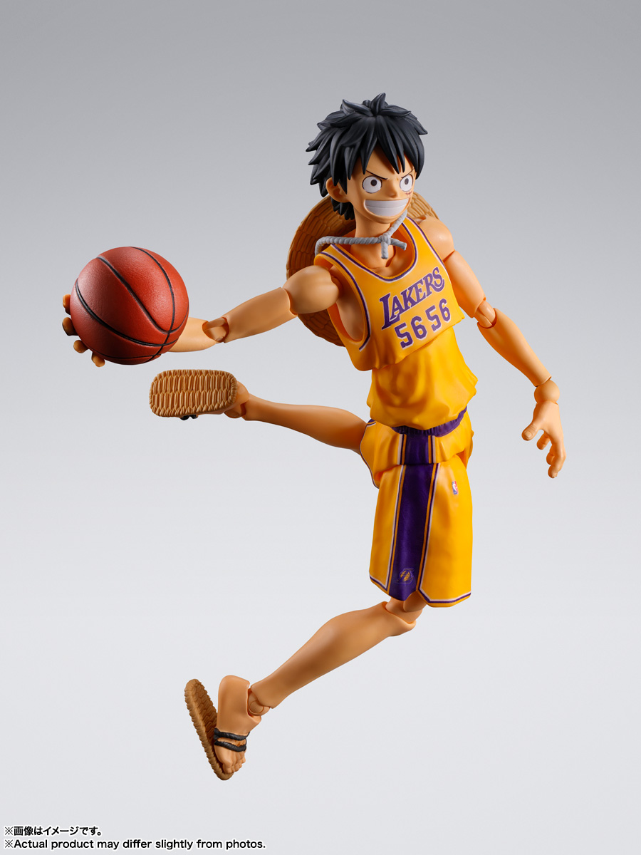 S.H.Figuarts&nbsp;ONE PIECE×NBA モンキー・D・ルフィ -LOS ANGELES LAKERS ver.-