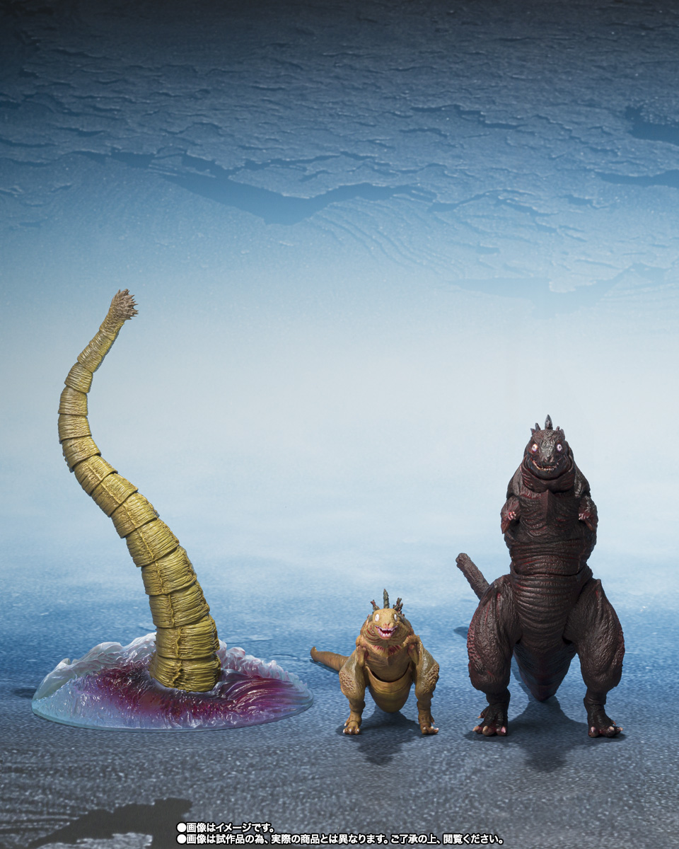 S.H.MonsterArts ゴジラ (2016) 第2形態&第3形態&巨大不明生物セット