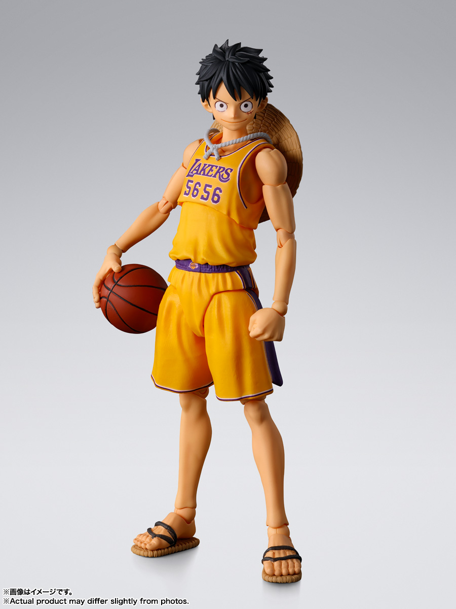 S.H.Figuarts&nbsp;ONE PIECE×NBA モンキー・D・ルフィ -LOS ANGELES LAKERS ver.-