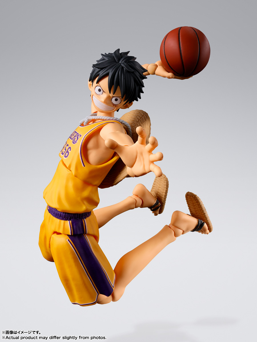 S.H.Figuarts&nbsp;ONE PIECE×NBA モンキー・D・ルフィ -LOS ANGELES LAKERS ver.-
