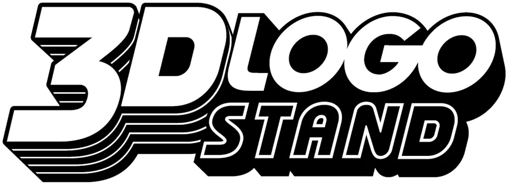 3Dロゴスタンド
