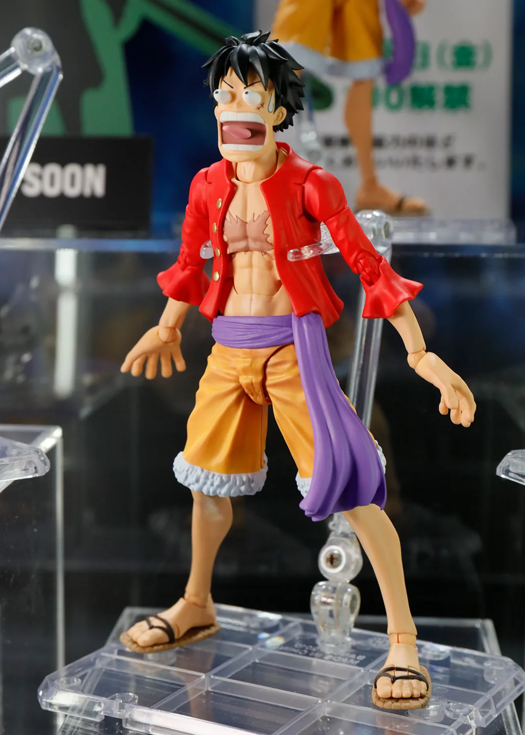 「S.H.Figuarts モンキー・D・ルフィ -鬼ヶ島討入-」 参考出品