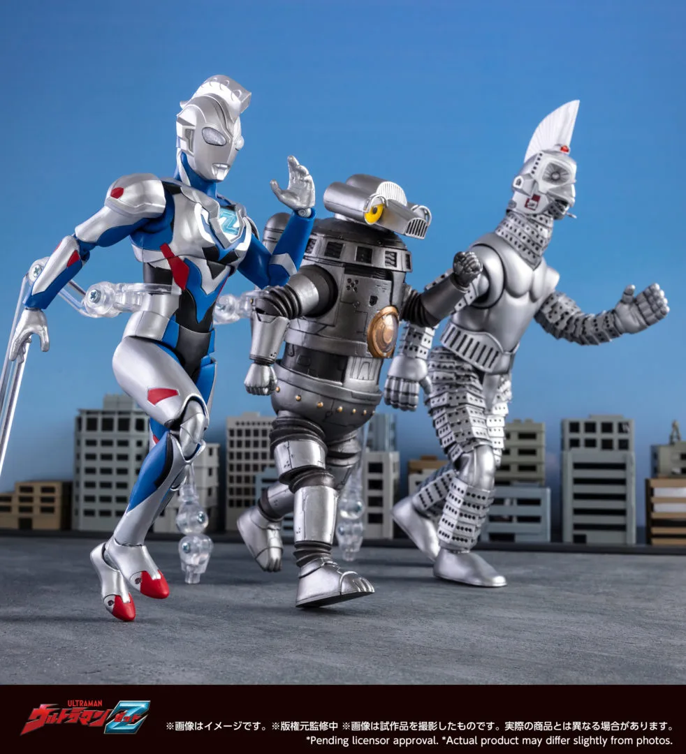 「S.H.Figuarts ウルトラマンゼット オリジナル」 一般店頭販売 発売中
「S.H.Figuarts 対怪獣特殊空挺機甲1号機 セブンガー」 魂ウェブ商店受注販売 受注終了
「S.H.Figuarts 対怪獣特殊空挺機甲3号機 ウインダム」 参考出品