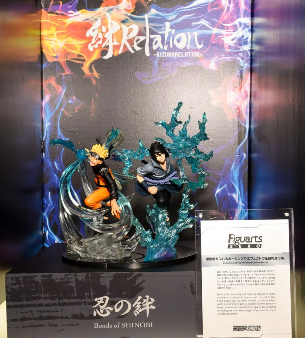 フィギュアーツZERO うずまきナルト-疾風伝- 絆Relation／参考展示
フィギュアーツZERO うちはサスケ-疾風伝- 絆Relation／参考展示
©岸本斉史 スコット／集英社・テレビ東京・ぴえろ