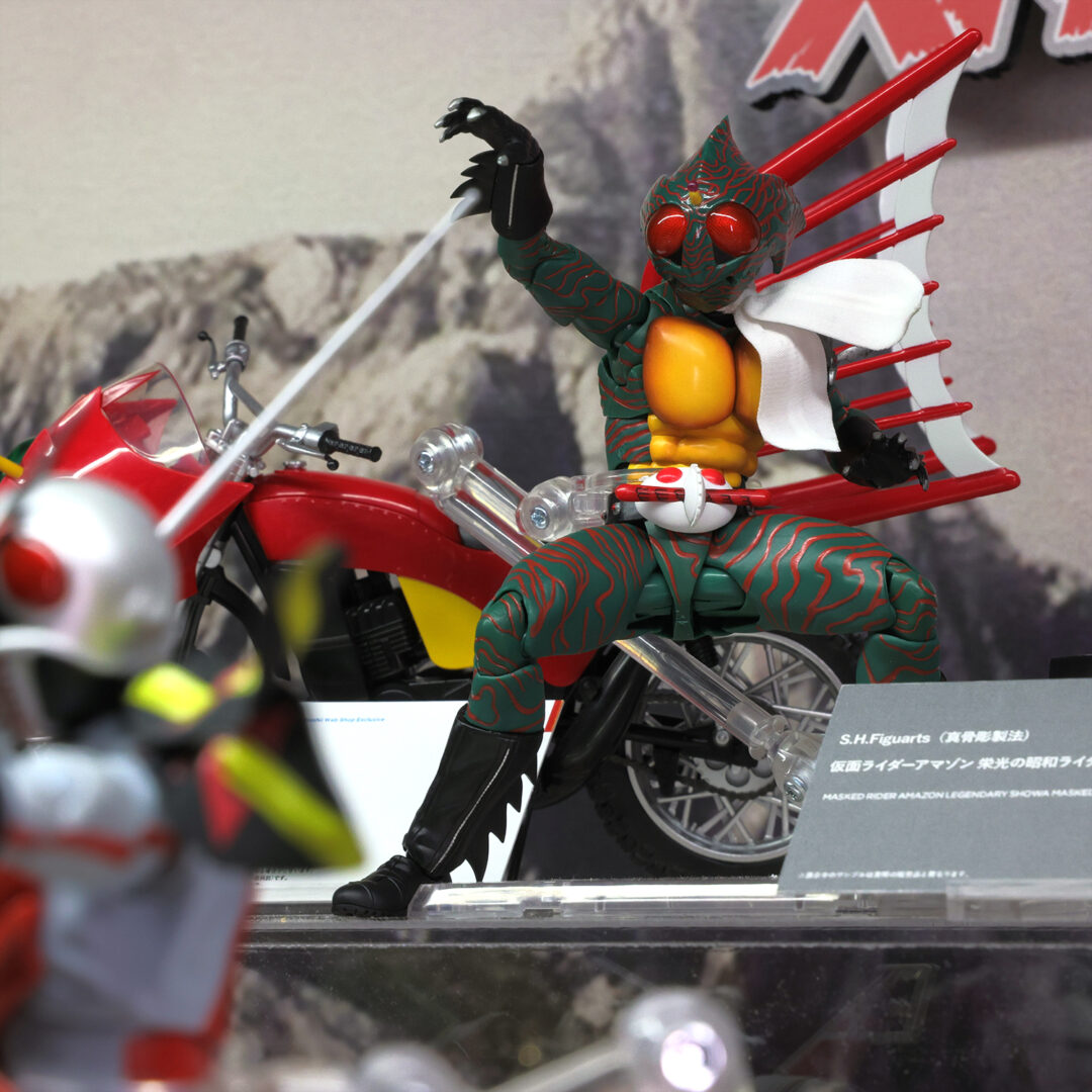 S.H.Figuarts（真骨彫製法） 仮面ライダーアマゾン 栄光の昭和ライダーエディション　参考出品
S.H.Figuarts ジャングラー　魂ウェブ商店/受注終了