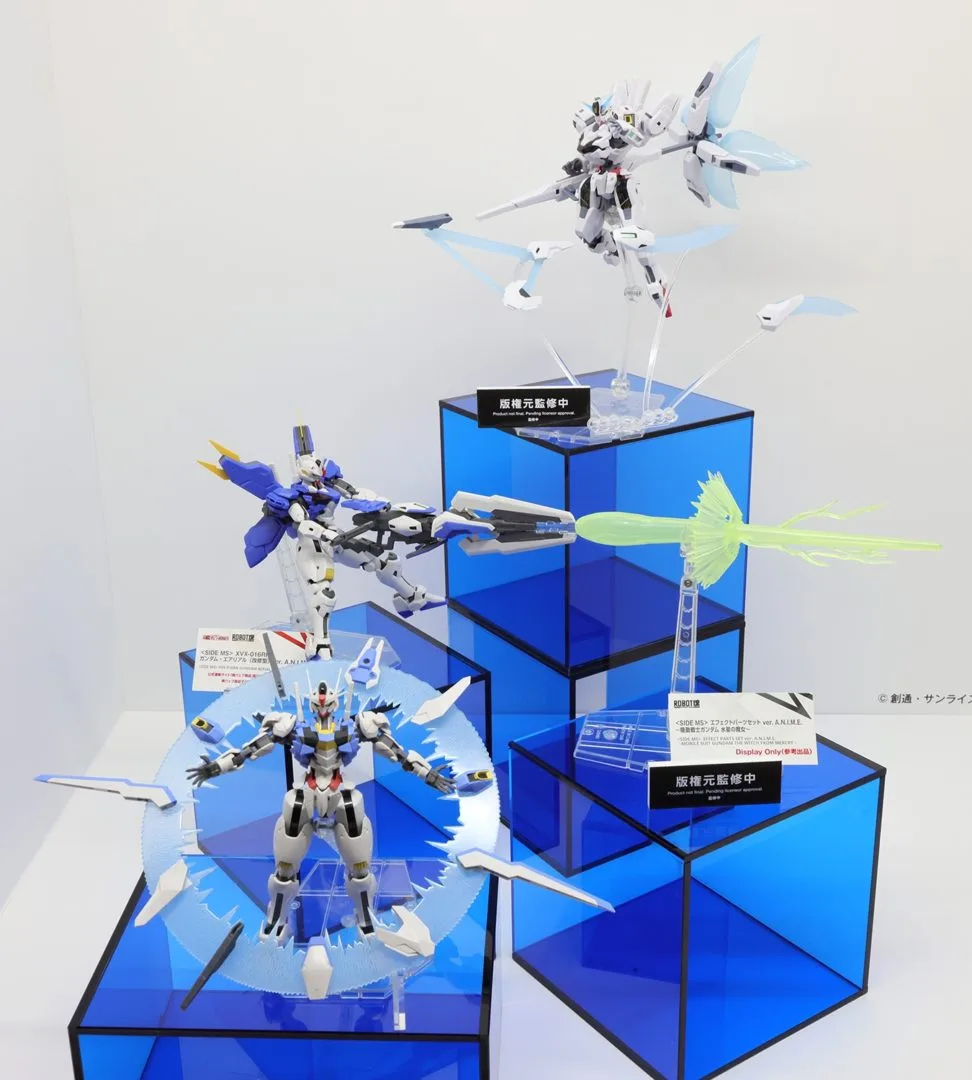 ROBOT魂 ＜SIDE MS＞ エフェクトパーツセット ver. A.N.I.M.E. ～機動戦士ガンダム 水星の魔女～　参考出品
※画像は ROBOT魂 ver. A.N.I.M.E.『機動戦士ガンダム 水星の魔女』シリーズ（発売中または魂ウェブ商店/受注終了）との組み合わせ例です。