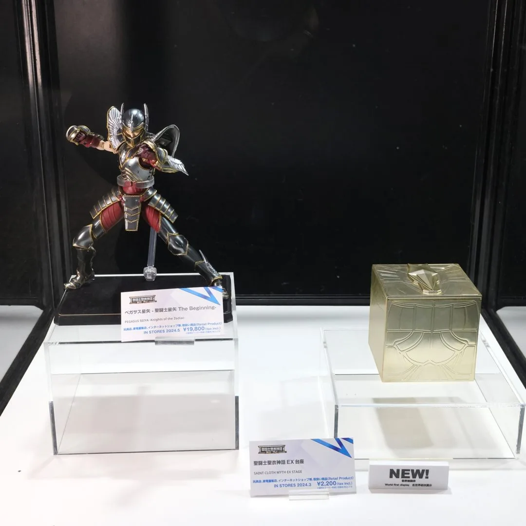 聖闘士聖衣神話EX ペガサス星矢 -聖闘士星矢 The Beginning- 2024年5月店頭発売予定
聖闘士聖衣神話EX台座 2024年3月店頭発売予定