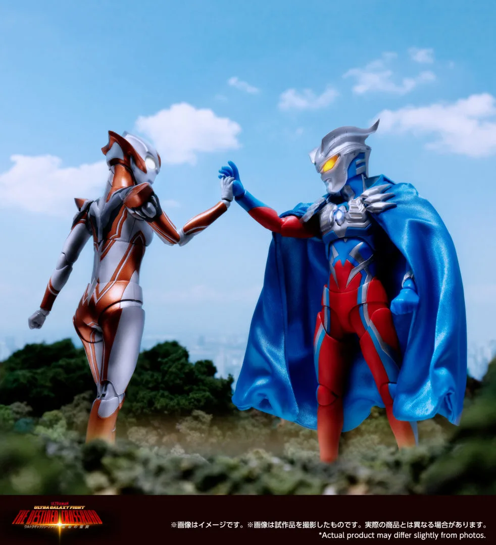 「S.H.Figuarts ウルトラウーマングリージョ」 参考出品
「S.H.Figuarts ウルトラゼロマント」 魂ウェブ商店受注終了
「S.H.Figuarts ウルトラマンゼロ」 一般店頭販売 発売中