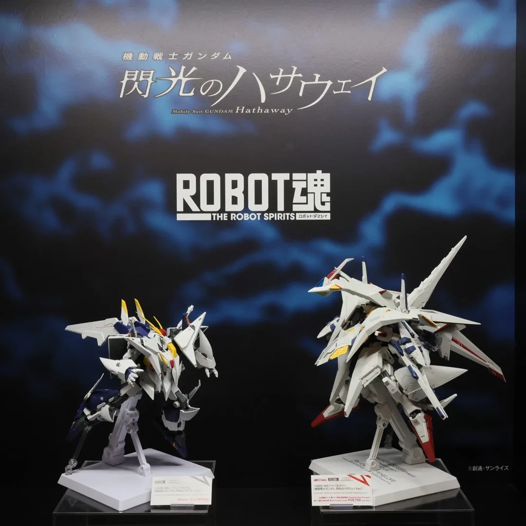 ROBOT魂（Ka signature） ＜SIDE MS＞ クスィーガンダム（機動戦士ガンダム 閃光のハサウェイVer.）　参考出品
ROBOT魂（Ka signature） ＜SIDE MS＞ ペーネロペー（機動戦士ガンダム 閃光のハサウェイVer.）　魂ウェブ商店/受注終了