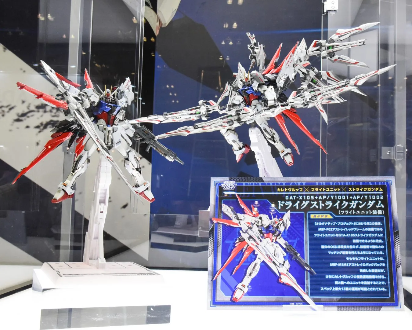 METAL BUILD ストライクガンダム（METAL BUILD∞ イベント開催記念商品／販売終了、魂ウェブ商店／受注終了）
METAL BUILD カレトヴルッフ オプションセット（魂ウェブ商店／受注終了）
METAL BUILD フライトユニット オプションセット（オルタナティブストライクVer.）（魂ウェブ商店／受注終了）
©創通・サンライズ