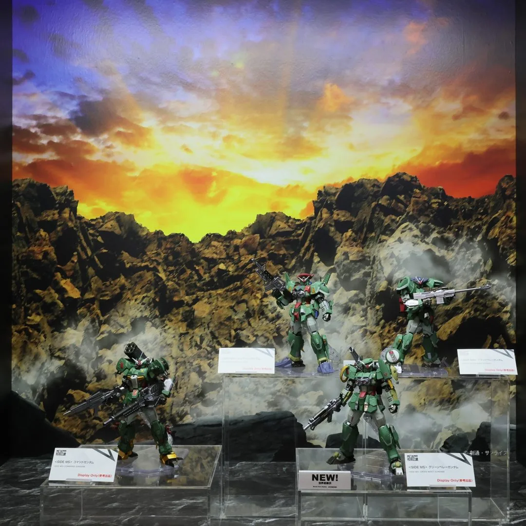 METAL ROBOT魂 ＜SIDE MS＞ コマンドガンダム／レッドベレーガンダム／ブラックベレーガンダム／グリーンベレーガンダム　全て参考出品