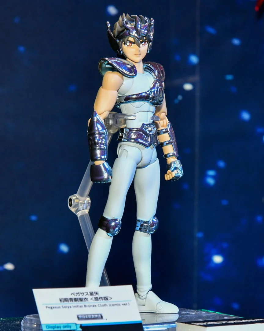 聖闘士聖衣神話 ペガサス星矢 初期青銅聖衣 ＜原作版＞／参考展示
©車田正美／集英社・東映アニメーション