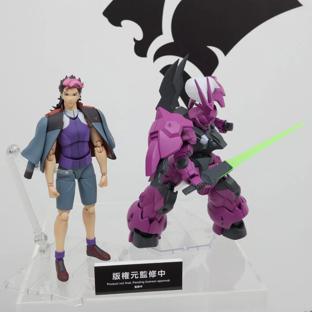 S.H.Figuarts グエル・ジェターク　参考出品
ROBOT魂 ＜SIDE MS＞ MD-0032G ディランザ グエル専用機 ver. A.N.I.M.E.　参考出品