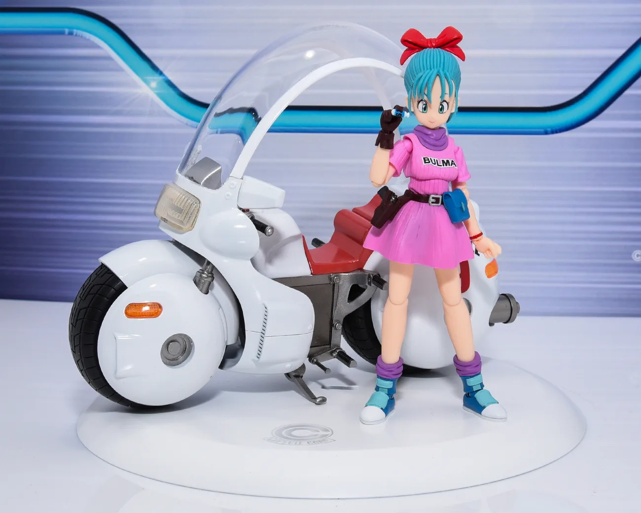 S.H.Figuarts ブルマ-大冒険の始まり-／2019年11月店頭発売予定
S.H.Figuarts ブルマのバイク-capsule.NO.9-／参考展示
©バードスタジオ／集英社･東映アニメーション