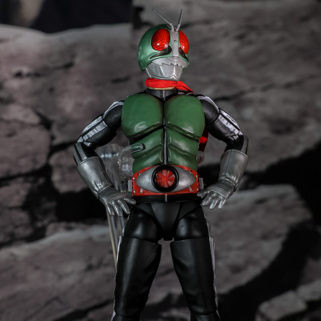 S.H.Figuarts（真骨彫製法） 仮面ライダー新1号（栄光の昭和ライダーエディション）　参考展示