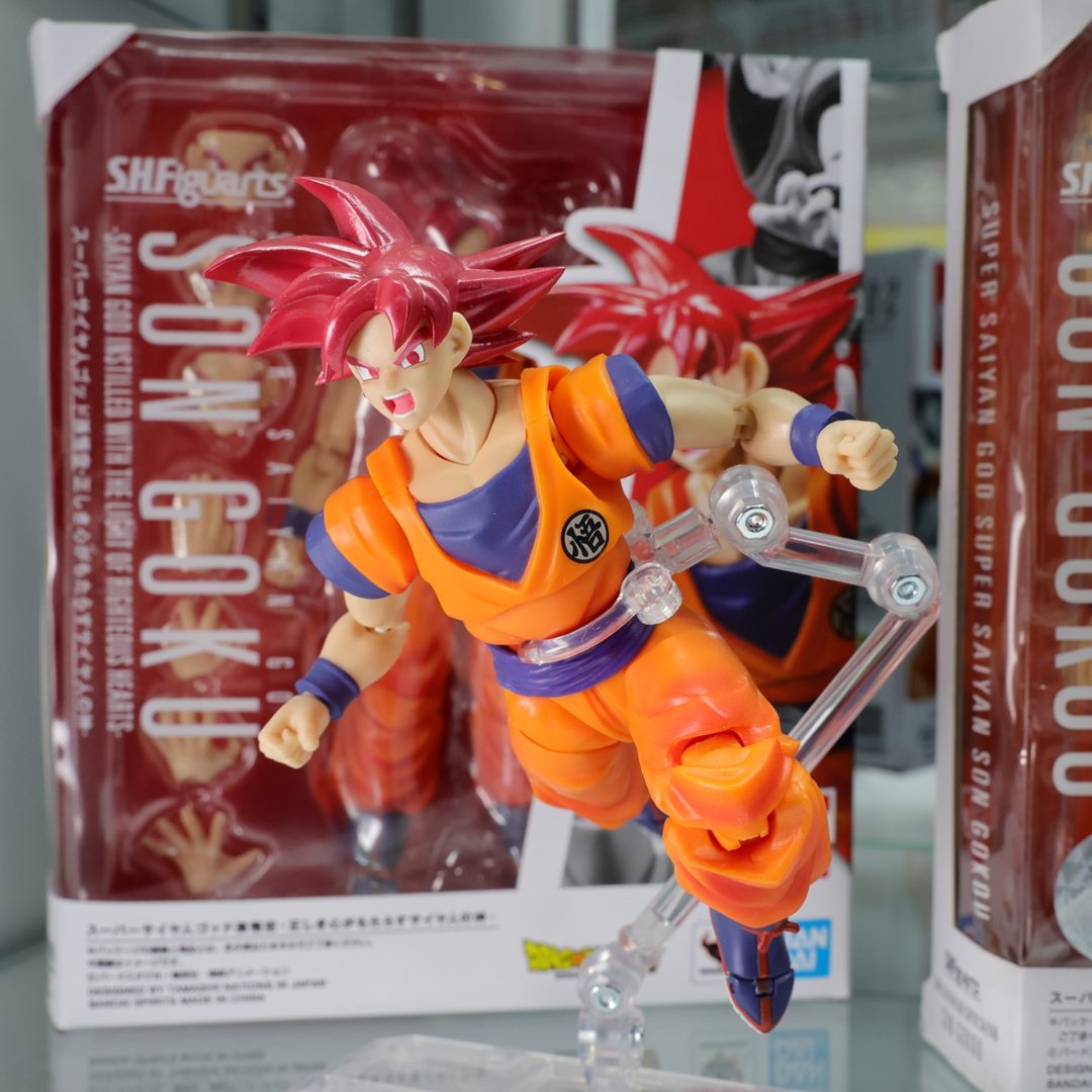 S.H.Figuarts スーパーサイヤ人ゴッド孫悟空‐正しき心がもたらすサイヤ人の神‐　2024年5月店頭発売予定