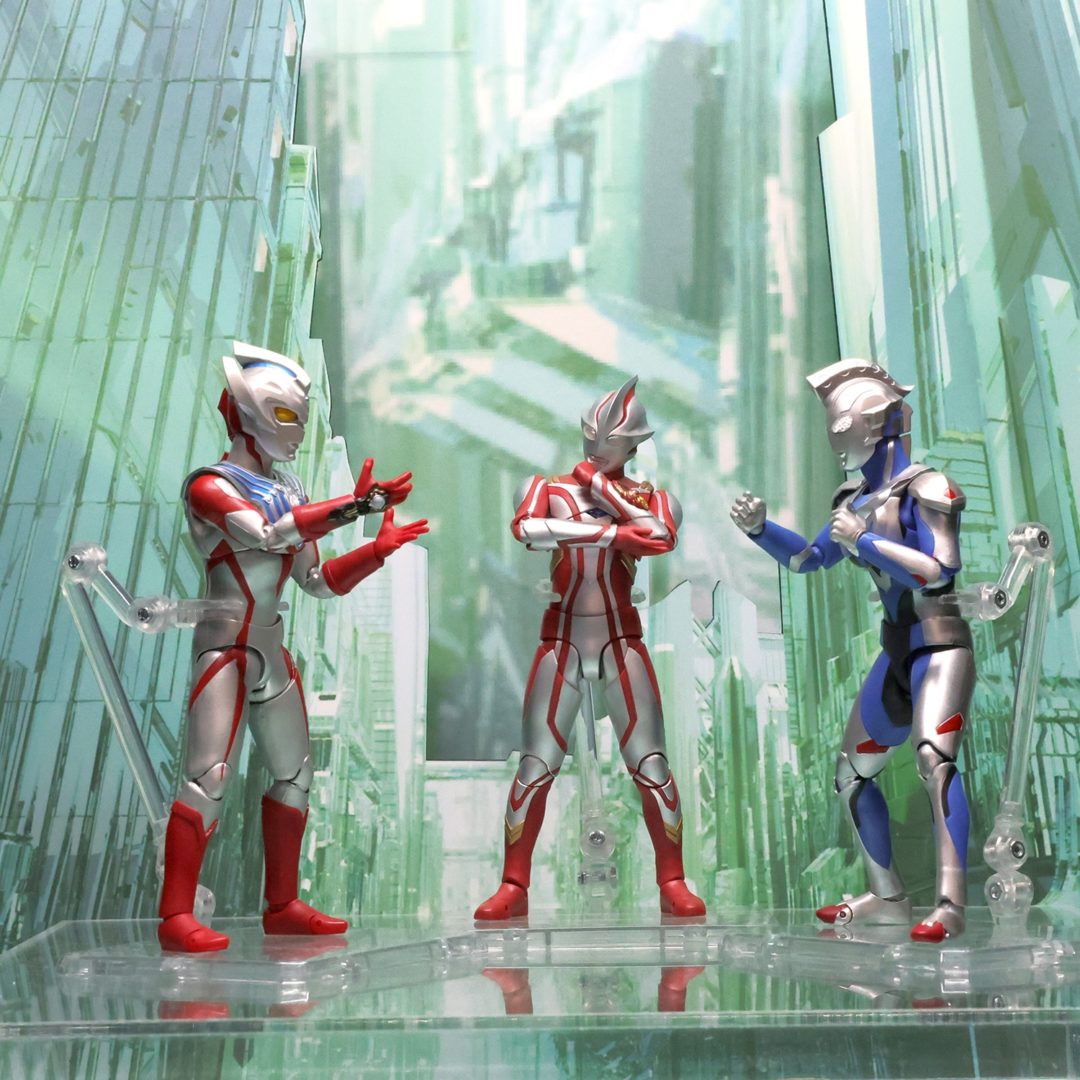S.H.Figuarts ウルトラマンゼット オリジナル [BEST SELECTION]　魂ストア限定
S.H.Figuarts ウルトラマンタイガ　発売中
S.H.Figuarts ウルトラマンメビウス　発売中