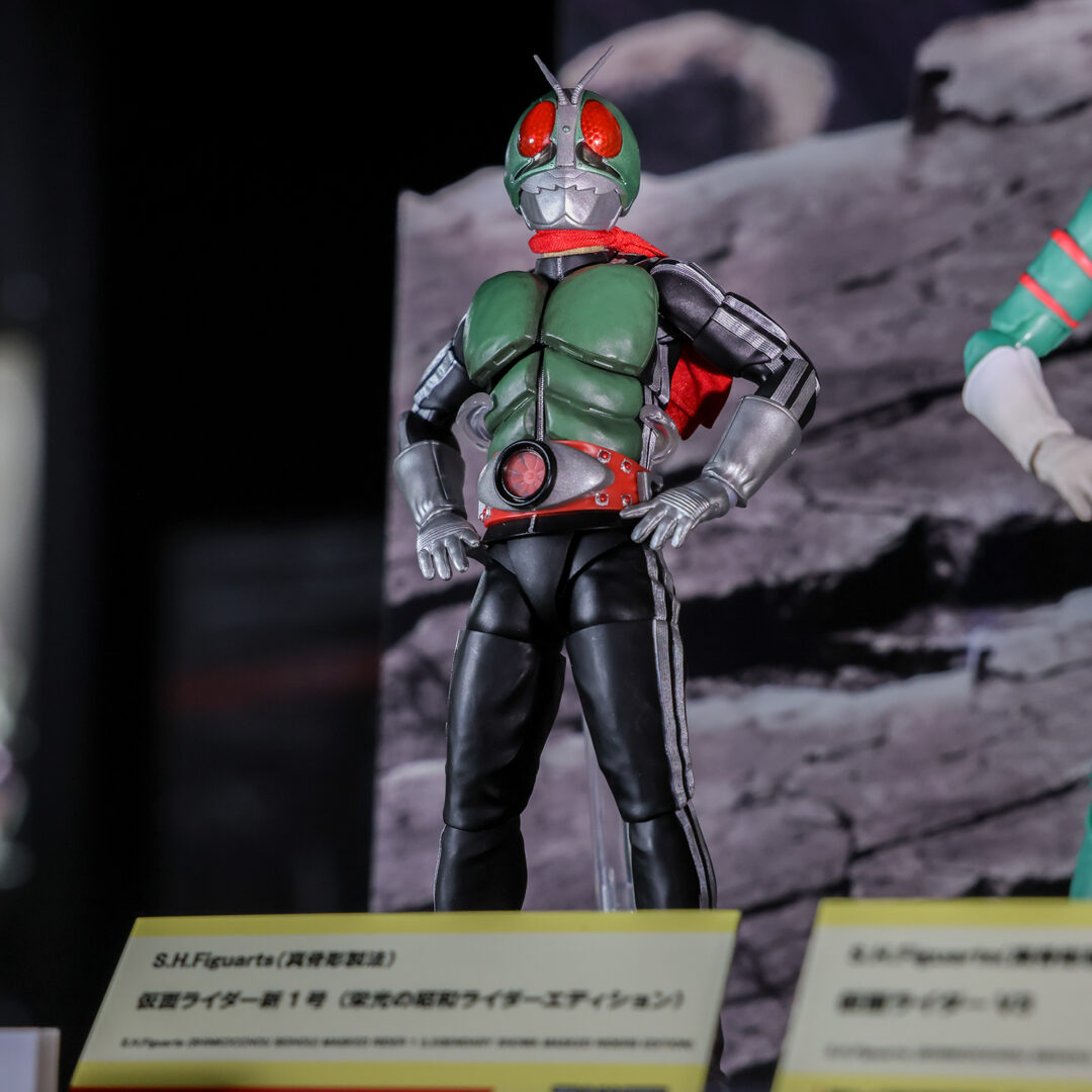 S.H.Figuarts（真骨彫製法） 仮面ライダー新1号（栄光の昭和ライダーエディション）　参考展示