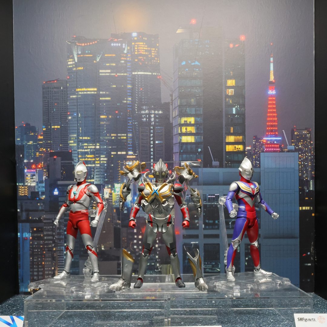 S.H.Figuarts ウルトラマンエックス（ウルトラマン ニュージェネレーション スターズVer.）　2024年5月店頭発売予定
S.H.Figuarts ベータスパークアーマ― オプションパーツセット　参考出品
S.H.Figuarts（真骨彫製法） ウルトラマン　発売中
S.H.Figuarts（真骨彫製法） ウルトラマンティガ マルチタイプ　発売中