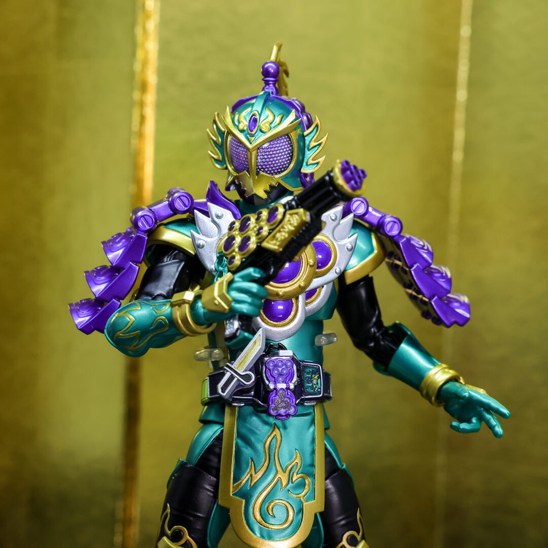 S.H.Figuarts（真骨彫製法） 仮面ライダー龍玄 ブドウアームズ　参考展示
