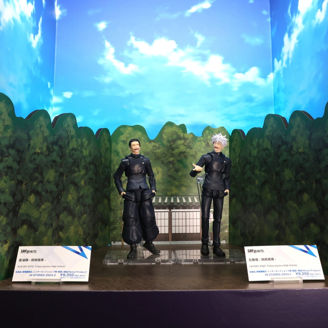 S.H.Figuarts 五条悟-呪術高専-　2024年1月店頭発売予定
S.H.Figuarts 夏油傑-呪術高専-　2024年2月店頭発売予定