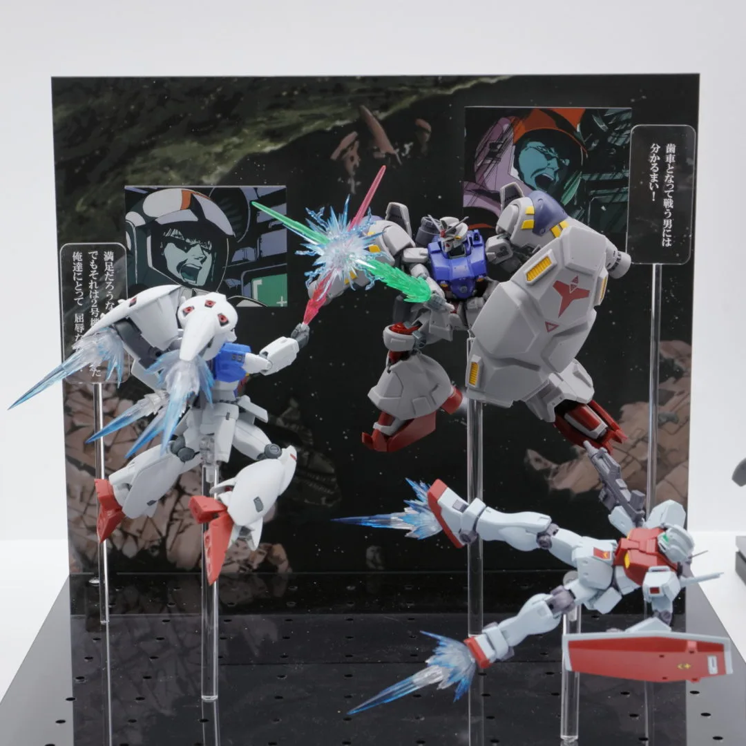 ROBOT魂 ＜SIDE MS＞ RX-78GP01Fb ガンダム試作1号機 フルバーニアン ver. A.N.I.M.E.
ROBOT魂 ＜SIDE MS＞ RX-78GP02A ガンダム試作2号機 ver. A.N.I.M.E.
ROBOT魂 ＜SIDE MS＞ RGM-79C ジム改 宇宙戦仕様 ver. A.N.I.M.E.
ROBOT魂 ＜SIDE MS＞ エフェクトパーツセット2 ver. A.N.I.M.E.（使用例）
©創通・サンライズ