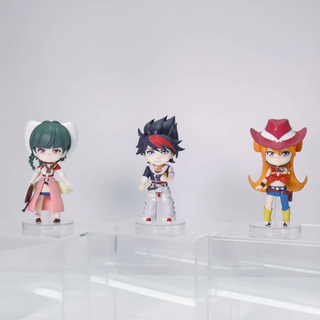 Figuarts mini バック・アロウ
Figuarts mini アタリー・アリエル
Figuarts mini エルシャ・リーン
©谷口悟朗・中島かずき・ANIPLEX／バック・アロウ製作委員会