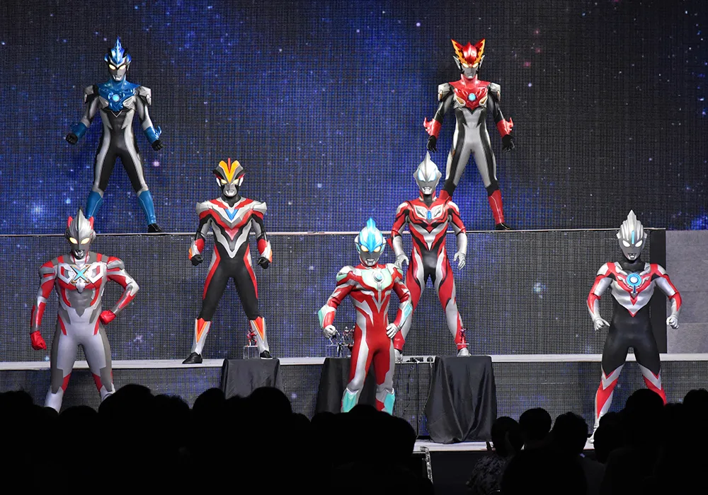 ニュージェネレーションヒーローズも会場に集結！
©円谷プロ
