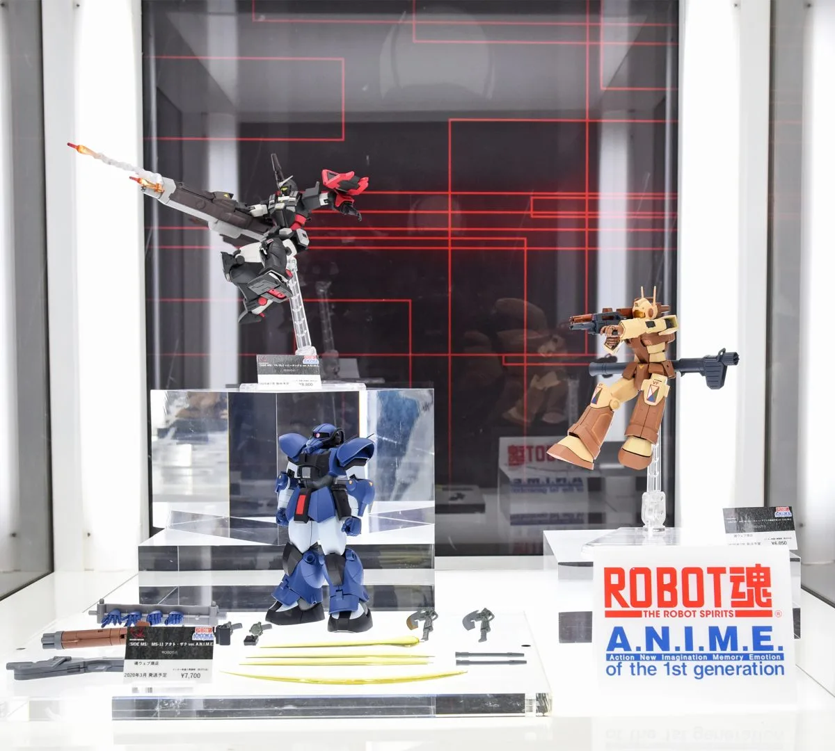 ROBOT魂＜SIDE MS＞FA-78-2 ヘビーガンダム ver. A.N.I.M.E. 2020年2月発売予定
ROBOT魂＜SIDE MS＞RGC-80 ジム・キャノン アフリカ戦線仕様 ver. A.N.I.M.E. 魂ウェブ商店2020年2月発送予定
ROBOT魂＜SIDE MS＞MS-11 アクト・ザク ver. A.N.I.M.E. 魂ウェブ商店2020年3月発送予定
©創通・サンライズ
