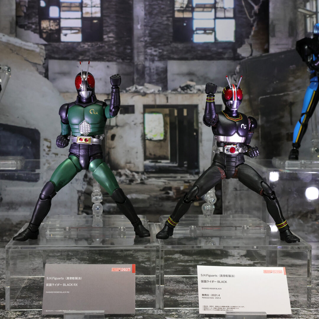 S.H.Figuarts（真骨彫製法） 仮面ライダーBLACK RX　商品化決定
S.H.Figuarts（真骨彫製法） 仮面ライダーBLACK　発売中